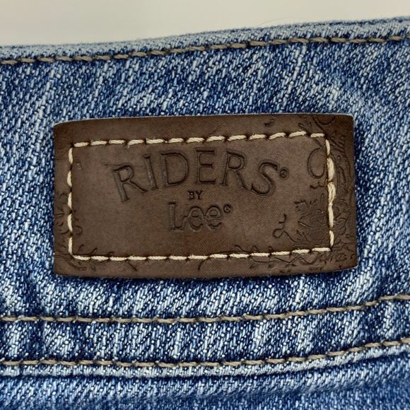 Womens Riders Jeans Size 26W Plus Cotton blend stretch 2016 Medium Blue Curve - Picture 5 of 7